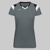 Ladies TruHit Tri-Color Short Sleeve Jersey