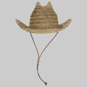 OTTO CAP Straw Cowboy Hat w/Adjustable Cord