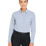 CrownLux Performance® Ladies' Microstripe Shirt