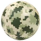 Digi Camo Round Stress Ball