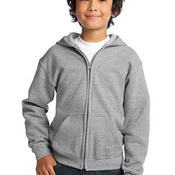 Youth Heavy Blend Full Zip Hooded Sweatshirt