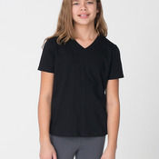 2256 Youth Fine Jersey V-Neck T-Shirt