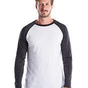 Men's USA Made Long-Sleeve Baseball Raglan T-Shirt