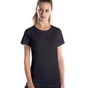 Ladies' 4.5 oz. Short-Sleeve Garment-Dyed Jersey Crew