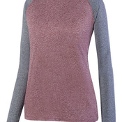 Women's Kinergy Two Color Long Sleeve Raglan T-Shirt