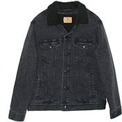 Unisex Sherpa-Lined Denim Jacket