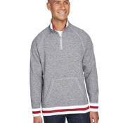 Adult Peppered Fleece Quarter-Zip