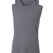 Men's Cooling Performance Sleeveless Hooded T-shirt