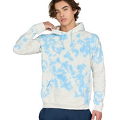 Unisex Made in USA Cloud Tie-Dye Hooded Sweatshirt