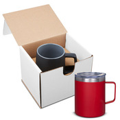 12oz Vacuum Insulated Coffee Mug With Handle In Mailer