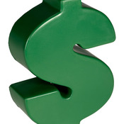 Dollar Money Sign Shape Stress Ball