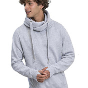 Unisex Cross Neck Hooded Sweatshirt