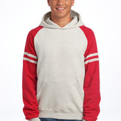 Unisex NuBlend ® Varsity Colorblock Hooded Sweatshirt