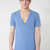 tr456 Tri-Blend S/S Deep V-Neck T-Shirt